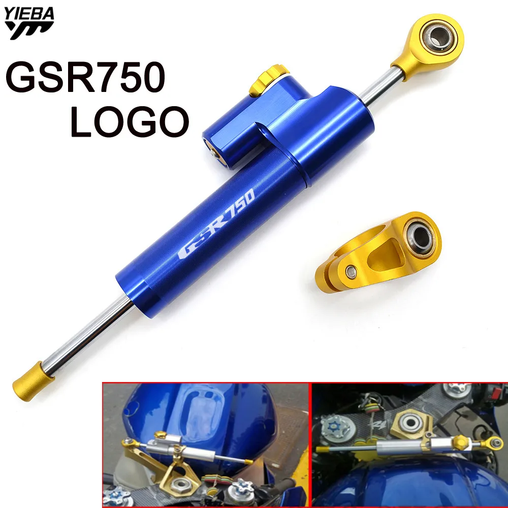 Universal Motorcycle CNC Steering Dampers Stabilizer Safety Control For SUZUKI GSR750 GSR 750 GSX-S750 GSXR 750 2002-2016 2015