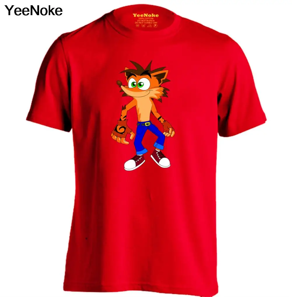 Modern Crash Bandicoot Mens & Womens Retro Funny T Shirts Personalized