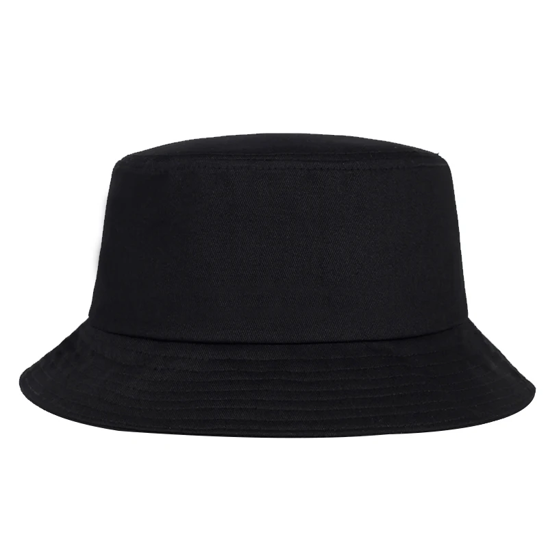 Новинка, одноцветная плоская шляпа, уличная мода, шапки для рыбака, Повседневная шапка, уличные, DIY, портативные крышки для раковины - Цвет: Черный