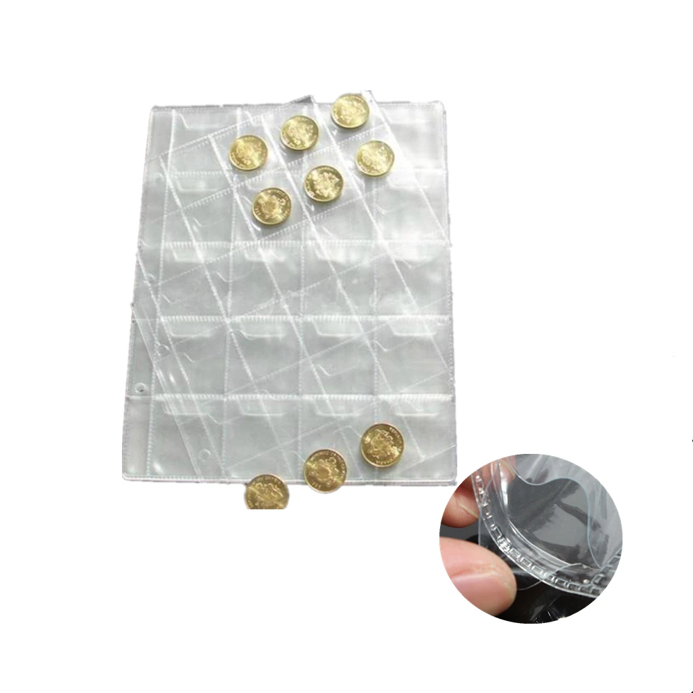 

30 Pockets Coin Holder Money Storage Penny Collection Album Book Folder Collecting Hotsale