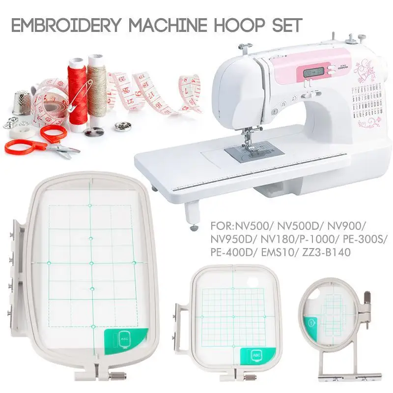 Embroidery Machine Hoop Set Multi Function Sewing Craft Hoop Tools