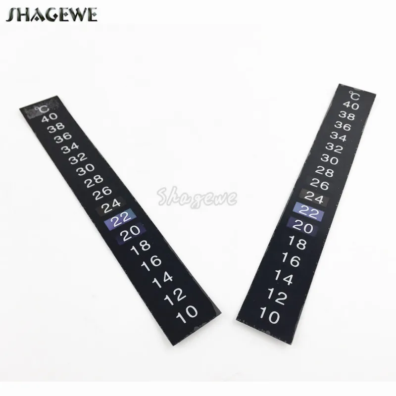 

2pcs/lot Homebrew Sticker Thermometer 10 - 40 C degree, Fridge Kitchen Liquid Crystal Thermometer