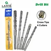 1pc Concrete SDS Plus Drill Bit Cross Tips 4 Cutters 110mm 160mm Wall Brick Block Electric Hammer Masonry Drilling Bits ► Photo 1/3