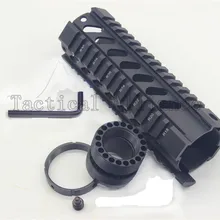 Тактический 7 дюймов Quad Rail цевье Rail Picatinny трубка для AR-15 M16 M4 Handguard Airsoft Пейнтбол Охота Стрельба