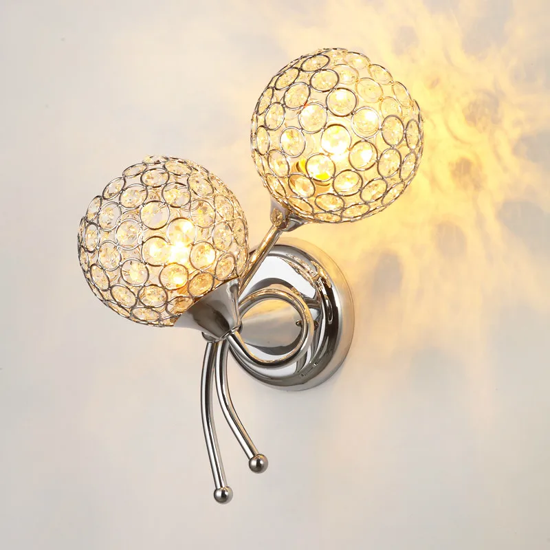 Us 3591 10 Di Scontocamera Da Letto Lampada Di Cristallo Applique Murale Corpo Illuminante A Led Applique Da Parete Applique Da Parete Per La Casa