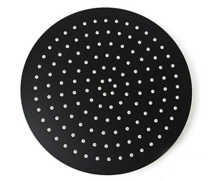 Черная круглая насадка для душа, ультратонкая, 2 мм, 8, 10, 12 дюймов, на выбор, для ванной комнаты, Настенная и потолочная душевая рукоятка TH666