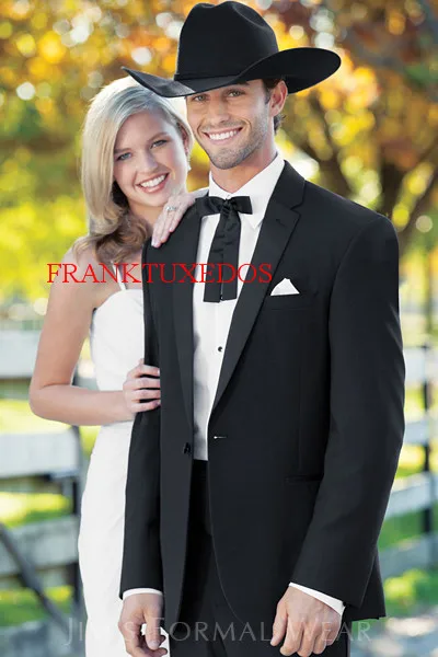 

2017 Customize Tailored Groom Tuxedos One button Best Man Notch lapel Groomsmen Prom Suits Men Wedding Suits(Jacket+Pants+Tie)