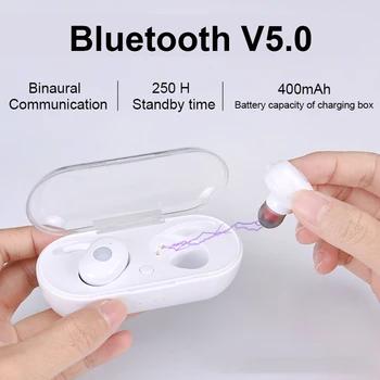 

Wireless Bluetooth Headphone Metal Sports Earphone Handsfree Control Stereo Headset for IOS with H1 Chip Best Sounds