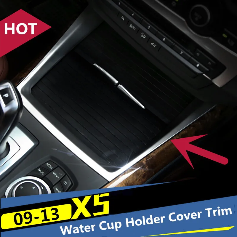 

For BMW X5 E70 2009-2013 Interior Water Cup Holder Cover Trim