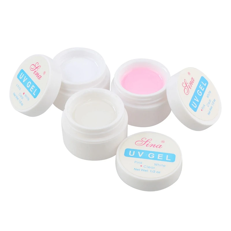 Online Get Nail Clear Uv Gel 15g Aliexpress Alibaba Group Gel Nail Extension White Clear Pink Colors Uv Builder Crystal Transpa For French Manicure Art Tips
