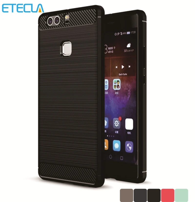 

Huawei P9 Case Huawei P9 Plus Cover P9plus Premium Original Silicone Mix Hybrid Protective Soft Shell Fundas