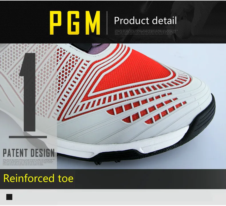 PGM обувь для гольфа мужская обувь для гольфа ручка пряжки шнурки дышащий комфорт