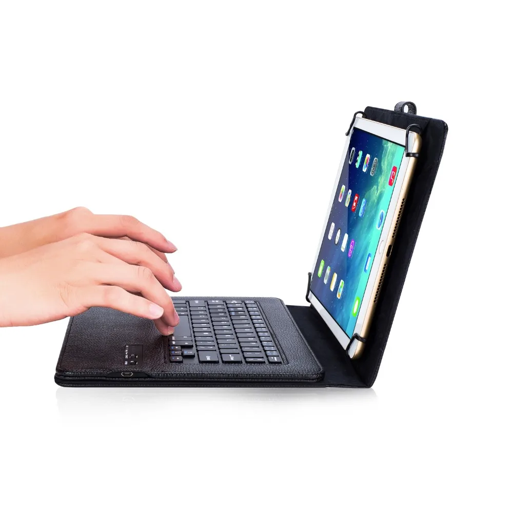 

7 8 INCH Mini Wireless Bluetooth Keyboard + Stand for iPad Pro 11 10.5 Air 2 1 3 Mini 1 2 3 4 5 Support for Android System