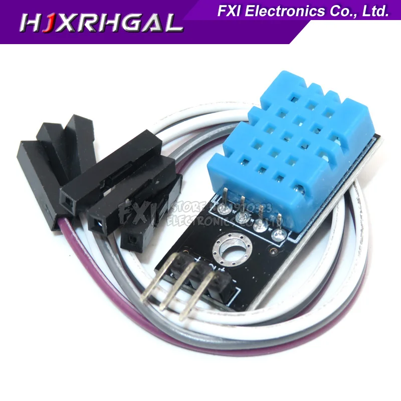 

New Temperature and Relative Humidity Sensor DHT11 Module with Cable for Diy Kit