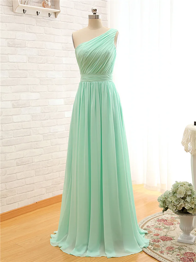 Long mint green bridesmaid dresses Clearance