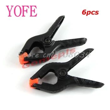 

New 6 PCS Hard Plastic Micro Spring Clamps Set DIY Tools Grip Clips S08 Wholesale&DropShip