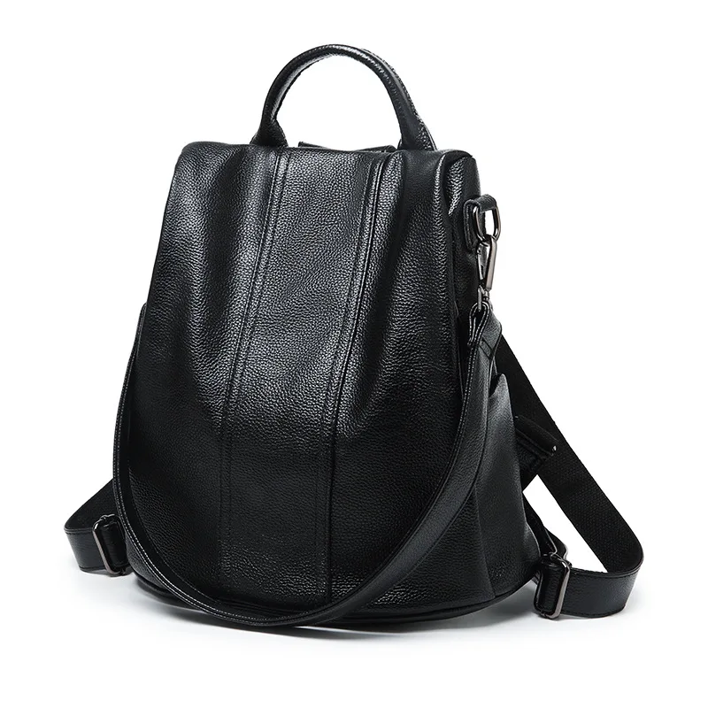 

2019 Women Backpack Genuine Leather Women Crossbody Bag Travel Backpack Female School Backpack for Teenage Girls Tote Bag C571
