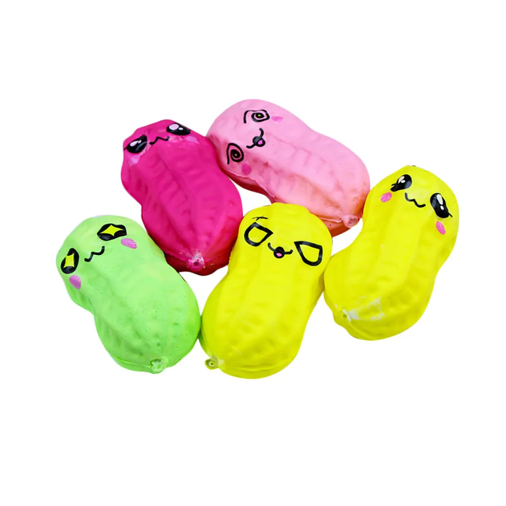 

Lovely Toy Funny Squishies Cute Soft Smiling Peanut Slow Rising Scented Squeeze Fun Healing Toy Collection Gift escuishi