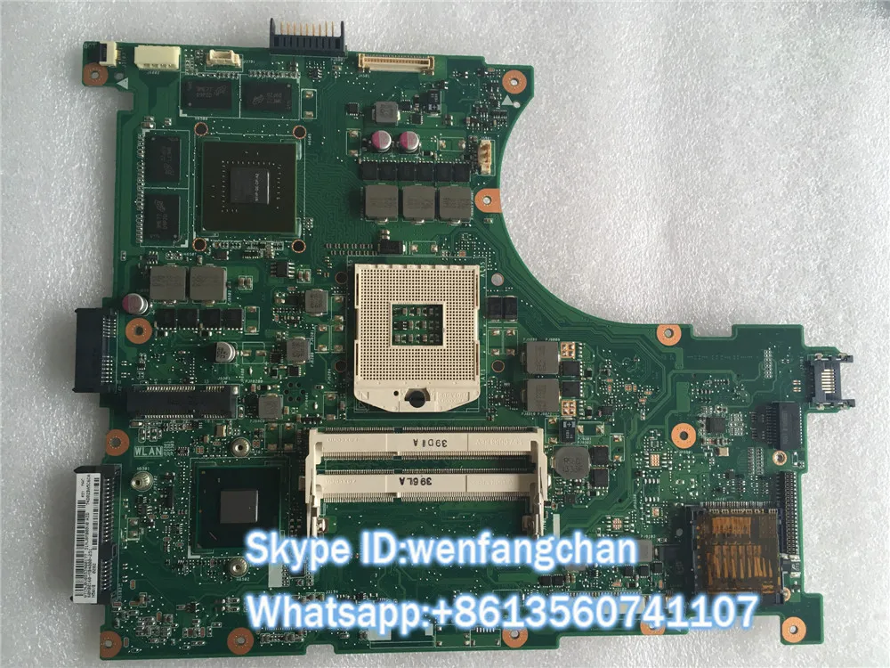 

Free shipping For ASUS N56VB Laptop Motherboard Mainboard GT740M With N14P-GE-OP-A2 DDR3 N56VM Main board REV:2.3 100% Tested