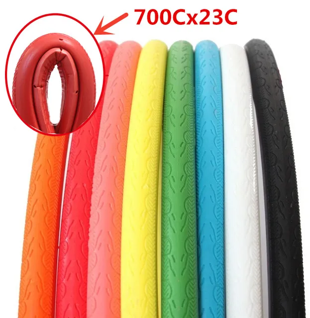 700*23C Polyurethane Foam Solid Tire Mountain Road Bike Wheels Tires
