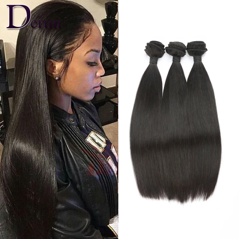 

7A Brazilian Virgin Hair Straight Unprocessed Human Hair Extensions Cheap Brazilian Hair weave Bundles Silk Straight Hair 3PCS
