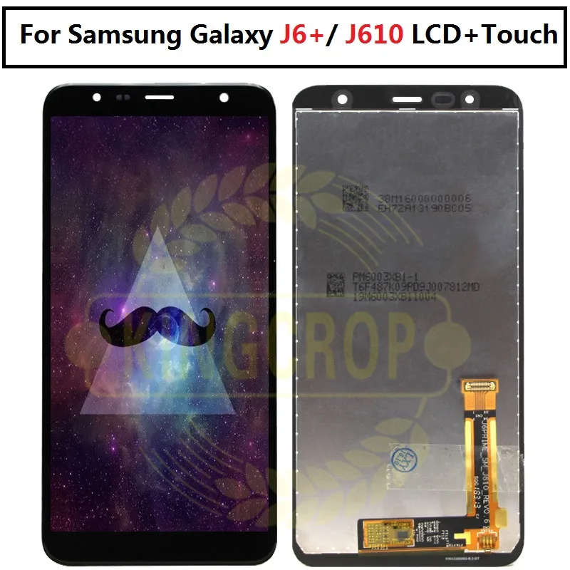 

For Samsung J6 Plus J610 LCD Display Screen with Touch Screen Digitizer Assembly Replace 100% Tested For samsung J6+ lcd