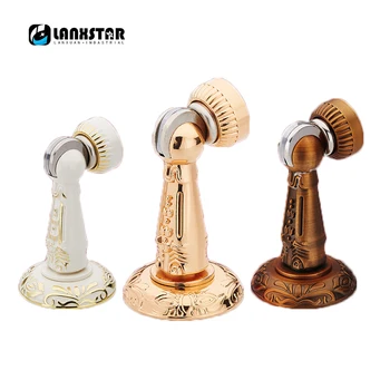 

European Simple Trend Ivory Color Gate Wall Suction Perforating Magnetic Door Absorber Stopper