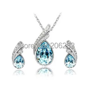 

Mix $10 Girls crystal necklace and earrings Jewelry sets 1107 - 78