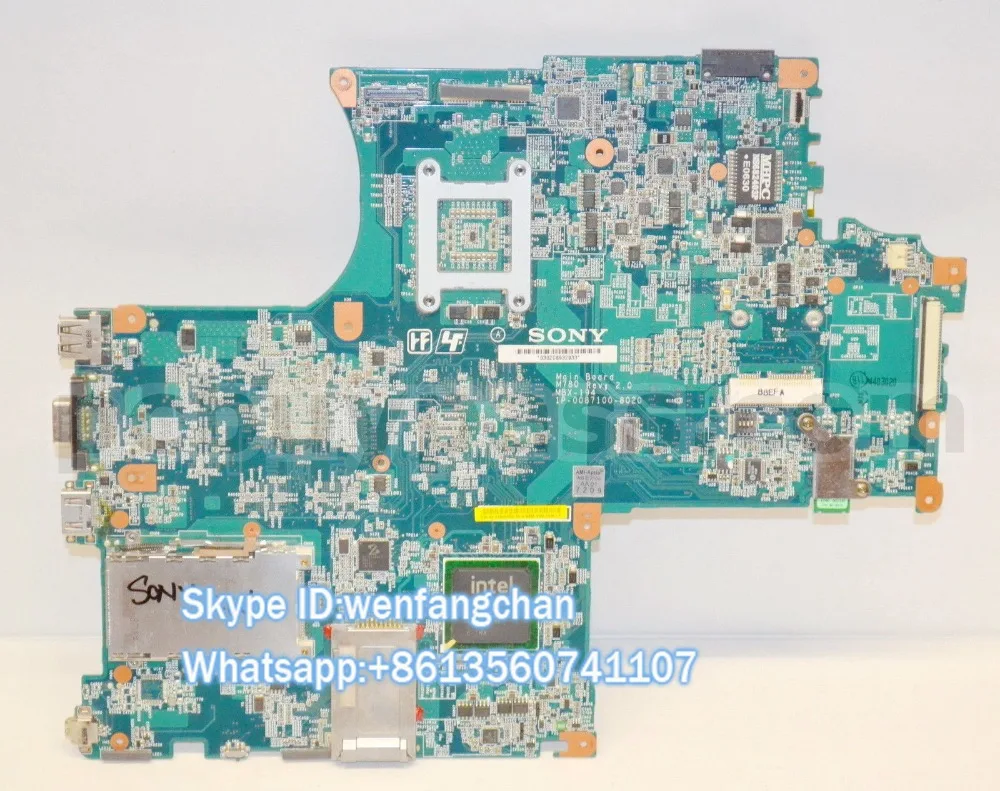 

Free shipping   Motherboard A1563298A  For VGN-AW MBX-194 M782 Main board Rev 1.1 motherboard 1P-0092J01-8010