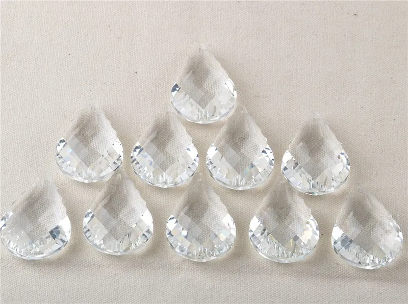 50mm Clear Gourds Glass Crystal Prisms Suncatcher Chandeliers Parts Garland Chakra Spectra Lustres Lamp Hang Drops Decoration (3)