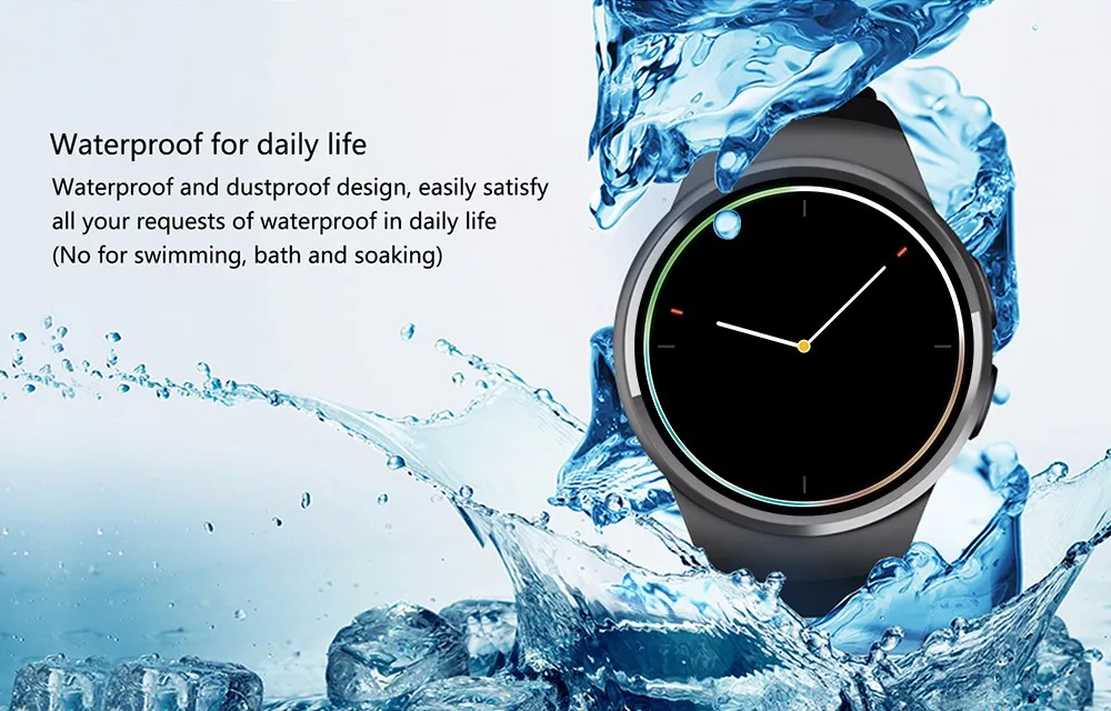 Smartch KW18 SmartWatch SIM Bluetooth иврит Смарт часы Электроника носимые устройства Android носить наручные часы; телефон