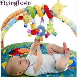 Flyingtown новые детские игрушки кроватки вращается вокруг коляски постельного играть игрушки кроватки Токарные станки висит детские