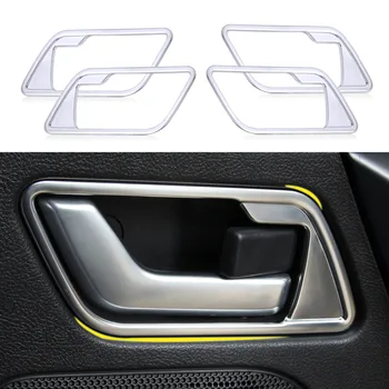 

beler 4pcs Interior Door Handle Cover Frame Trim for Land Rover FREELANDER 2 LR2 2008 2009 2010 2011 2012 2013 2014 2015