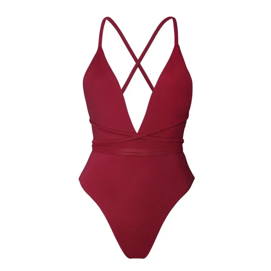 

One Piece Swimsuit Women Girls Bikini Set Padded Bathing Sexy Beach Bodysuit Swimsuit Swimwear women's swimming suit biquini