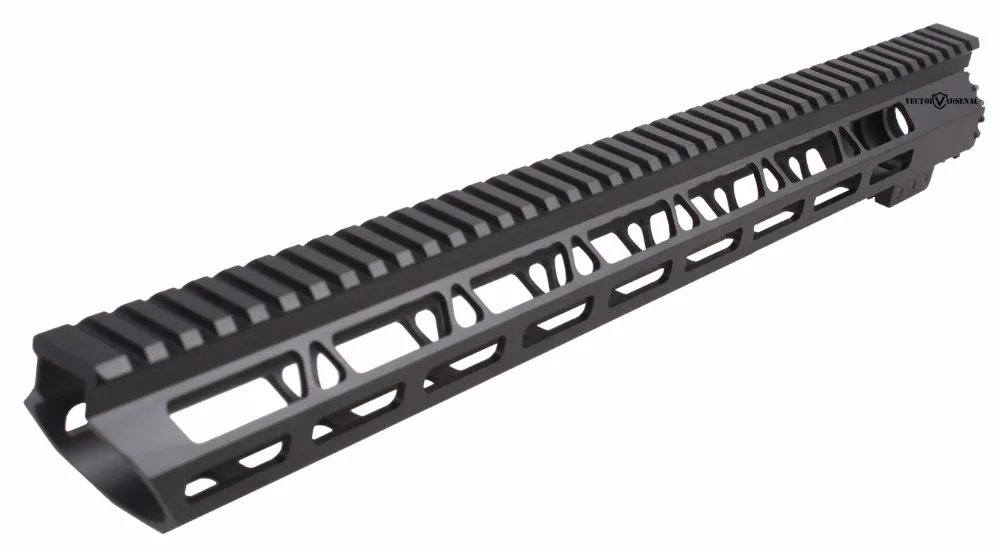 Векторная Оптика Тактический тонкий M-LOK 7 10 12 15 17 дюймов поплавок Handguard Пикатинни кронштейн подходит 223 5,56 AR 15 M4 M16