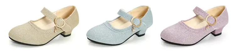 Новое поступление, осенняя кожаная обувь для маленьких девочек, модная обувь принцессы с блестками, обувь в римском стиле, вечерние