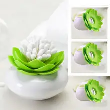 Лотос ватный тампон box Лотос ватным тампоном держатель база номер Украсьте/Lotus Зубочистки Держатель Для Зубочисток случае высокое качество