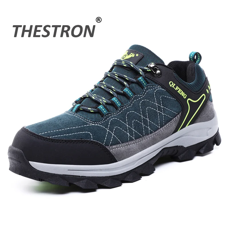 

Hiking Shoes For Man Blue Climbing Outdoor Moutain Walking Sneakers Spring Autumn Men Outdoor Shoes Quality Male Sport Shoes