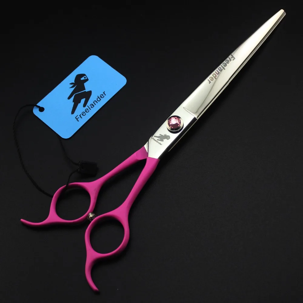 7.5inch Curved Professional Stainless Steel Pet Shears Scissors Pets