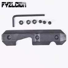 Hunting Tactical Dovetail Steel Side Plate Fits Stamped Milled Receiver for AK/Saiga Airsoft AK47 Side Scope Mount