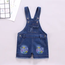 DIIMUU/Летняя модная детская одежда; однотонные комбинезоны для мальчиков и девочек; Повседневные Классические брюки на подтяжках; комбинезоны; одежда для подвижных игр