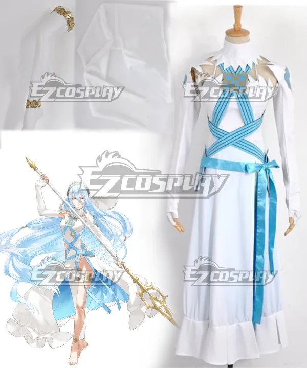 Fire Emblem If Fates Birthright Aqua Dress Cosplay Costume E001