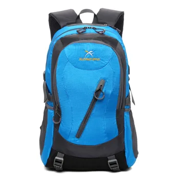 

XUANYUFAN Men's Sports Outdoor Backpack Waterproof Nylon Mountaineering Bag USB Charging Men's and Women's Travel Backpack