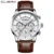 CUENA Marca Relógios Homens Moda Analógico Homem de Relógio de Couro Genuíno Relógio À Prova D’ Água Relojes Relogio masculino relógios de Pulso de Quartzo