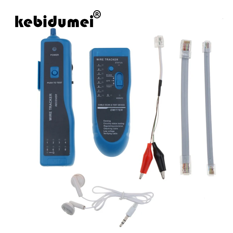 Multi-Modular Network Telephone Cable Tester RJ11 RJ45 UTP STP Cat5 Cat6 Cord