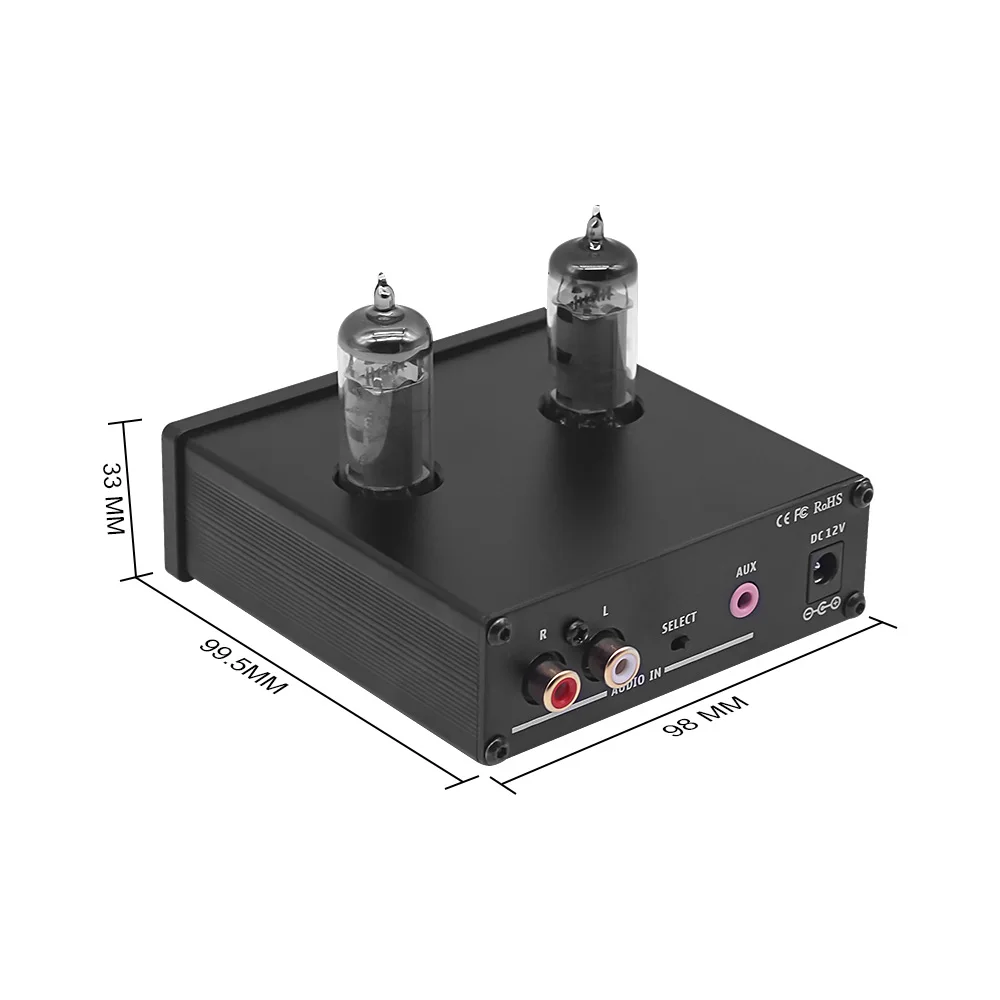 SUCA 6K4 Tube NE5532 Portable Headphone Amplifier 6J1 Audio Tube Bile Headphone Amplificador de Audio Amp For Phone Audio