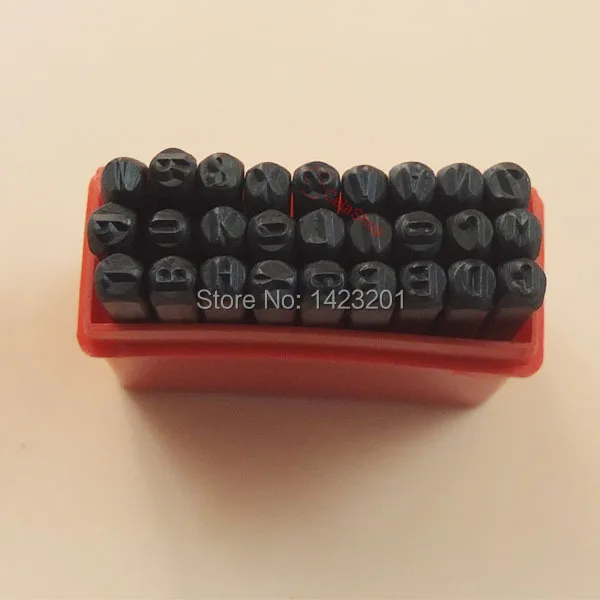 

2mm One set Steel Stamp Letter Die Punch Jewelers Set Metal in Case F326