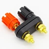 Speaker banana plug BINDING POST terminal connector banana socket Dual Female Banana Plug for Speaker Amplifier 1pc ► Photo 3/5