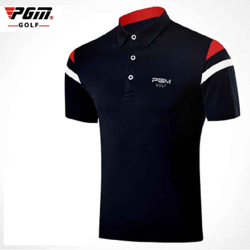 Pgm أزياء رجالي قمصان غولف قصيرة الأكمام زر الرقبة قمصان غولف عارضة تنفس سريع جاف Sportwears للجولف D0354 Pgm أزياء رجالي قمصان غولف قصيرة الأكمام زر الرقبة قمصان غولف عارضة تنفس سريع جاف Sportwears للجولف D0354