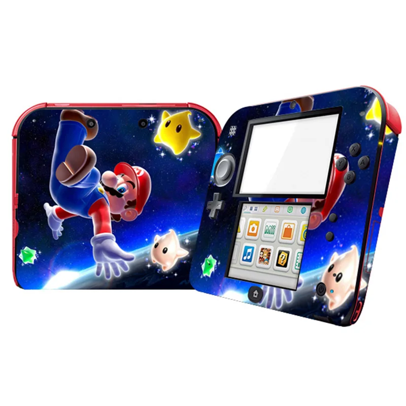 Для Nintend 2DS из винила и кожи для 2DS консоль наклейки кожи наклейки с персонажами из мультфильмов чехол - Цвет: 2